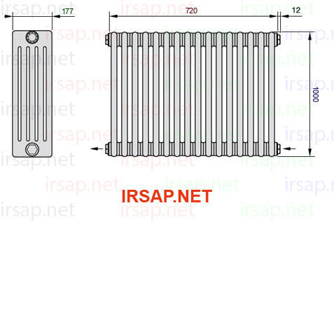 Радиатор IRSAP Tesi 51000/16 T08 CL 01